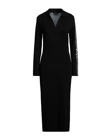 ARMANI EXCHANGE Midi dress Black 63% Viscose, 37% Polyamide