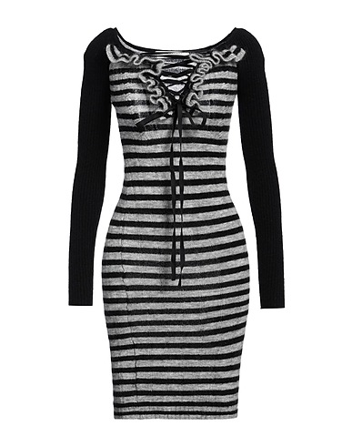 PHILOSOPHY di LORENZO SERAFINI Knit dress Black 35% Mohair wool, 35% Wool, 27% Polyamide, 3% Elastane