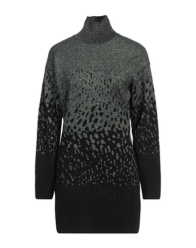 BCBGMAXAZRIA Short dress Black 42% Viscose, 22% Polyester, 20% Lurex®, 10% Textile fibres, 6% Nylon