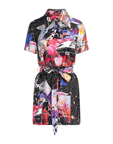 SNOW XUE GAO Shirt dress Black 100% Silk
