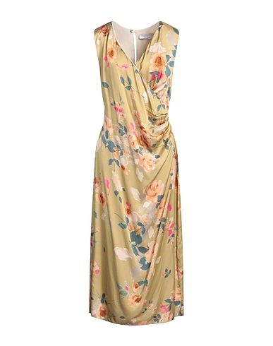 KAOS Midi dress Military green 100% Viscose