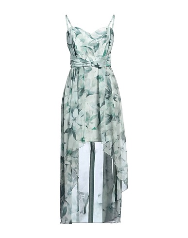 RINASCIMENTO Midi dress Light green 100% Polyester, Elastane