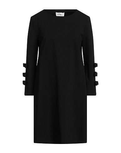 MEIMEIJ Short dress Black 65% Viscose, 30% Polyamide, 5% Elastane, Acetate