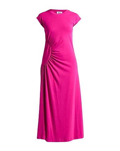 ALPHA STUDIO Long dress Magenta 95% Cotton, 5% Elastane