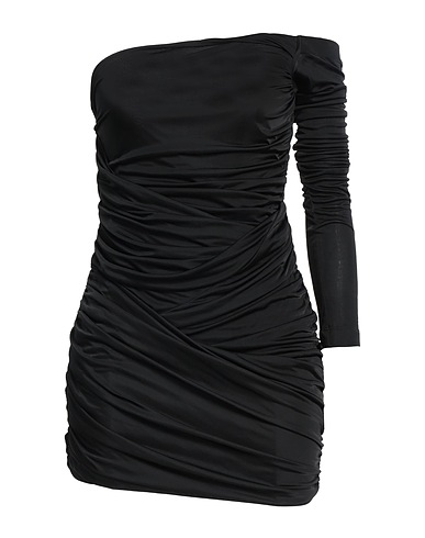 GAUGE81 One-shoulder dress Black 100% Viscose