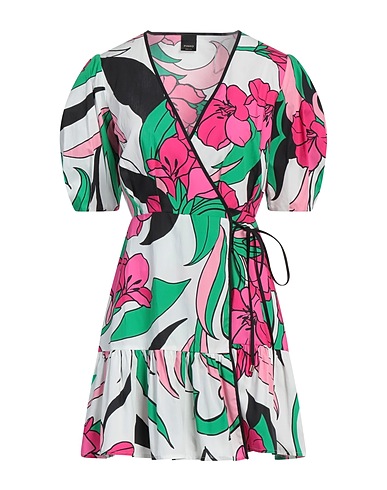 PINKO Short dress Fuchsia 100% Cotton