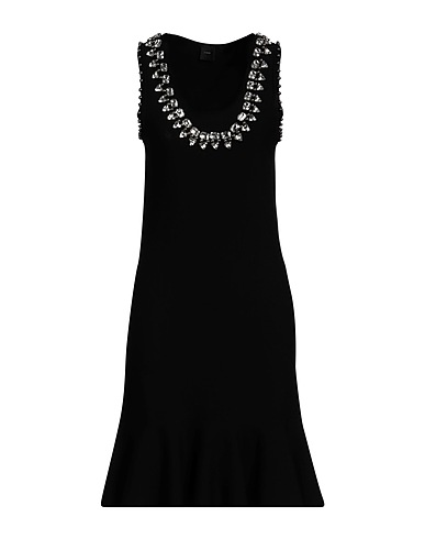 PINKO Short dress Black 55% Viscose, 43% Polyamide, 2% Elastane