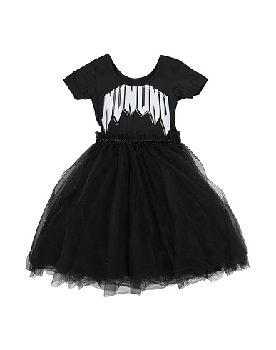 NUNUNU Vestido para bebé  Black 75% Polyester, 25% Elastane, Nylon