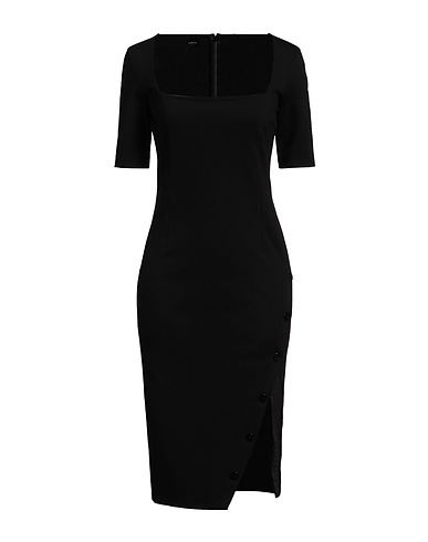 PINKO Midi dress Black 65% Viscose, 30% Polyamide, 5% Elastane, Polyester