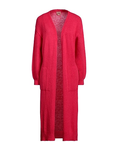 MÊME ROAD Cardigan Fuchsia 44% Acrylic, 26% Polyamide, 20% Mohair wool, 10% Wool