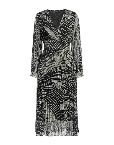ICONA by KAOS Midi dress Black 100% Polyester