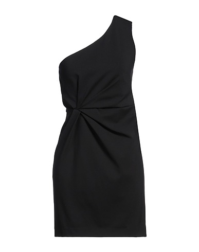 P.A.R.O.S.H. One-shoulder dress Black 86% Polyamide, 14% Elastane