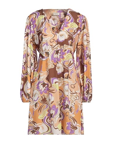 SUSY-MIX Short dress Sand 97% Polyester, 3% Elastane