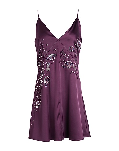 MAX&Co. Short dress ESSERE Plum 97% Polyester, 3% Elastane