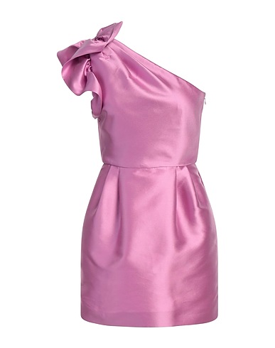 EMPORIO ARMANI One-shoulder dress Mauve 89% Polyester, 11% Silk