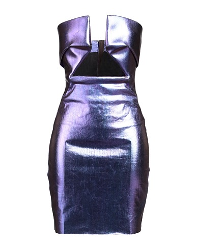 RICK OWENS Denim dress Lilac 91% Cotton, 6% Elastomultiester, 3% Rubber, Elastane