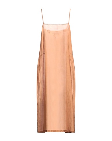MES DEMOISELLES Midi dress Camel 80% Cotton, 20% Silk