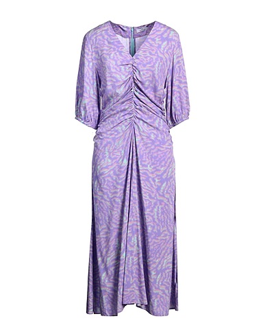 PS PAUL SMITH Midi dress Lilac 100% Viscose