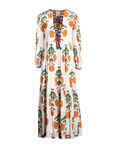ALIX OF BOHEMIA Long dress White 100% Cotton