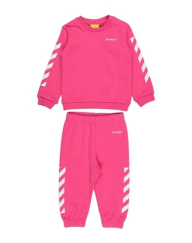 OFF-WHITE™ KIDS Baby co-ord Magenta 100% Cotton, Elastane