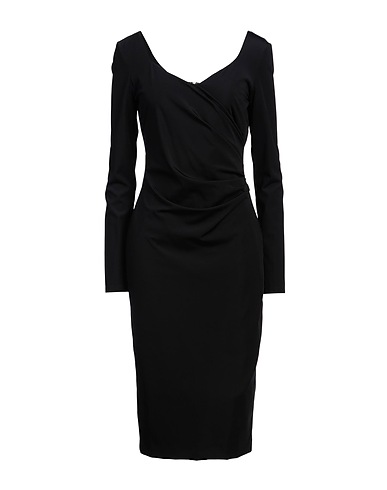 MAX MARA Midi dress Black 84% Polyamide, 16% Elastane