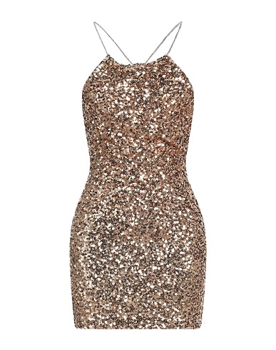 ANIYE BY Sequin dress Gold 97% Polyester, 3% Elastane