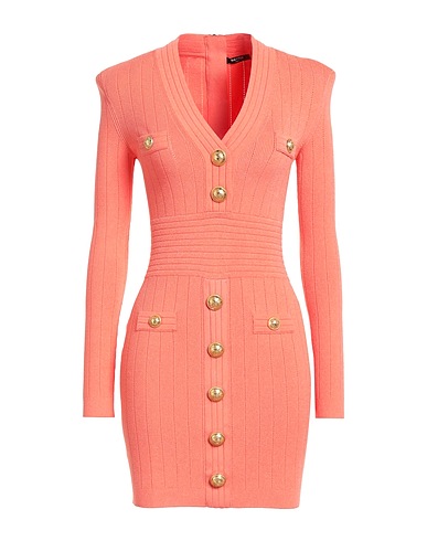 BALMAIN Tubino Arancione 83% Viscosa, 17% Poliestere