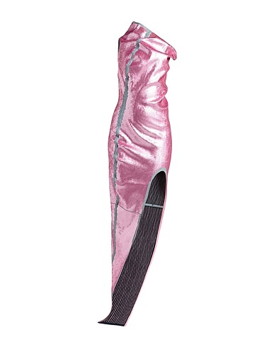 RICK OWENS Denim dress Pink 91% Cotton, 6% Elastomultiester, 3% Rubber