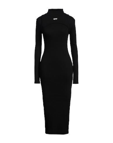 OFF-WHITE™ Robe fourreau 98% Coton, 2% Élasthanne