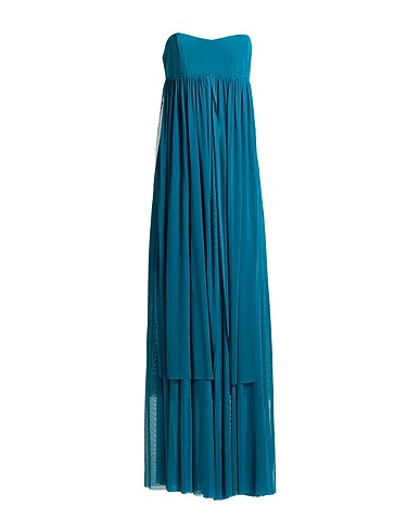 PINKO Vestito lungo Verde petrolio 95% Poliestere, 5% Elastan