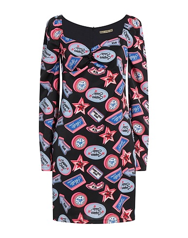 DENNY ROSE ミニワンピース・ドレス ブラック ポリエステル 100%