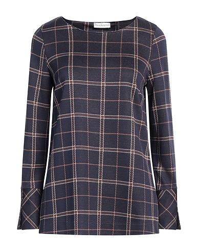 MARIA BELLENTANI トップス ネイビー レーヨン 94% / ポリエステル 5% / ポリウレタン 1%