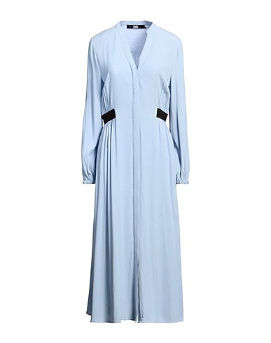 KARL LAGERFELD Midi dress Sky blue 100% Viscose