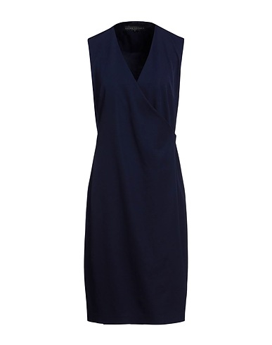 RALPH LAUREN BLACK LABEL Midi dress BLU NAVY 100% Wool
