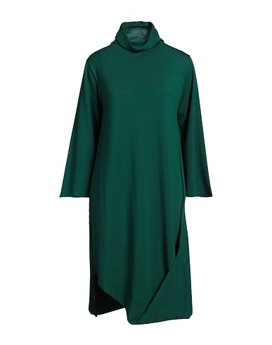 PIERANTONIO GASPARI Midi dress Green 100% Virgin Wool