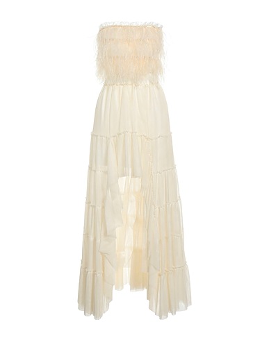 SOALLURE Short dress Cream 97% Polyester, 3% Elastane, Polyamide