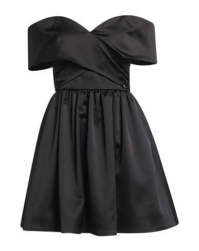 LIU •JO Vestito corto Nero 96% Poliestere, 4% Elastan