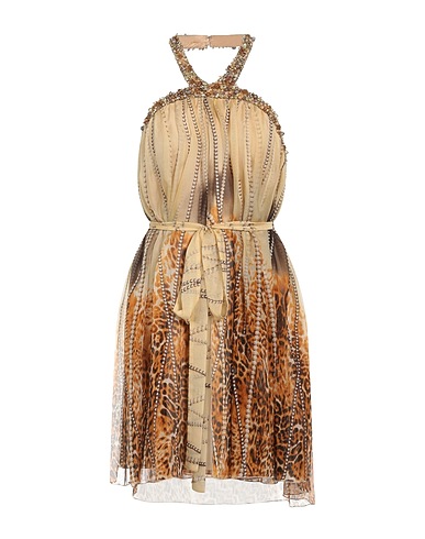 ORNELYS COUTURE Vestito in Seta Beige 100% Seta