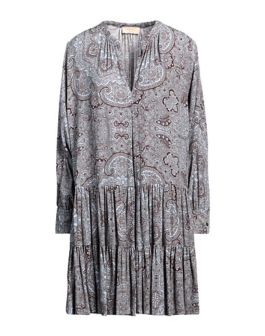 MOMONÍ Short dress Sky blue 100% Viscose