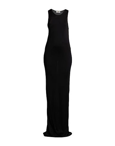 SAINT LAURENT Long dress Black 100% Viscose