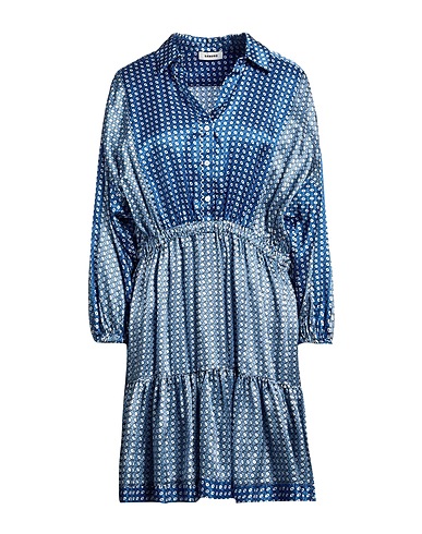 SANDRO Shirt dress Azure 100% Viscose