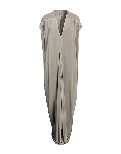 RICK OWENS Midi dress Light grey 100% Cupro