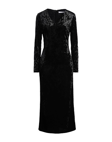 CARACTÈRE Midi dress Black 95% Polyester, 5% Elastane