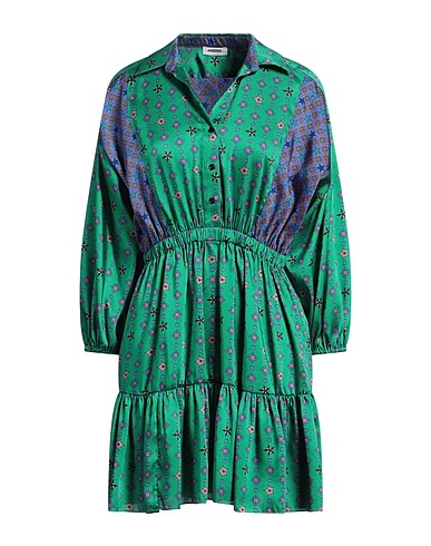 SANDRO Shirt dress Emerald green 100% Polyester
