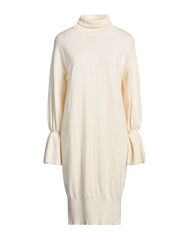 FABIANA FILIPPI Vestito in Maglia Panna 75% Lana Vergine, 15% Seta, 10% Cachemire