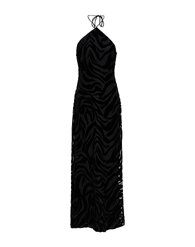 ANINE BING Robe longue Noir 82% Rayonne, 18% Soie