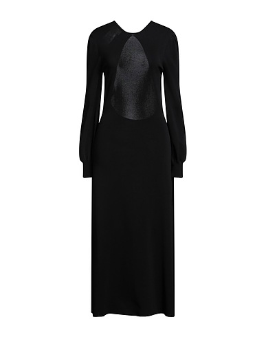 GUCCI Long dress Black 94% Viscose, 6% Polyester, Polyamide