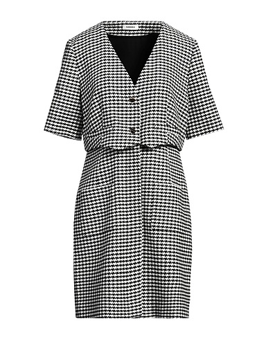 SANDRO Short dress Black 55% Acrylic, 36% Polyester, 8% Viscose, 1% Elastane