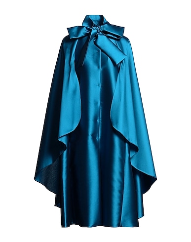 ALBERTA FERRETTI Cloak Turquoise 85% Polyester, 15% Silk