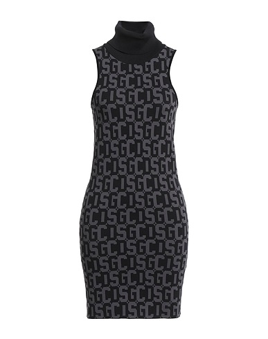 GCDS Sheath dress Black 100% Polyamide